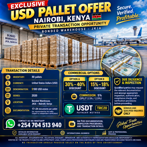 USD INVENTORY ACQUISITION OPPORTUNITY  NAIROBI, KENYA