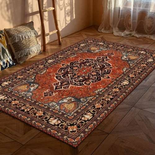 Bohemian carpet floor mat, sofa, coffee table blanket, bedroom bedside mat
