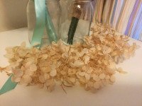 dried flower bottle wedding reception decoration