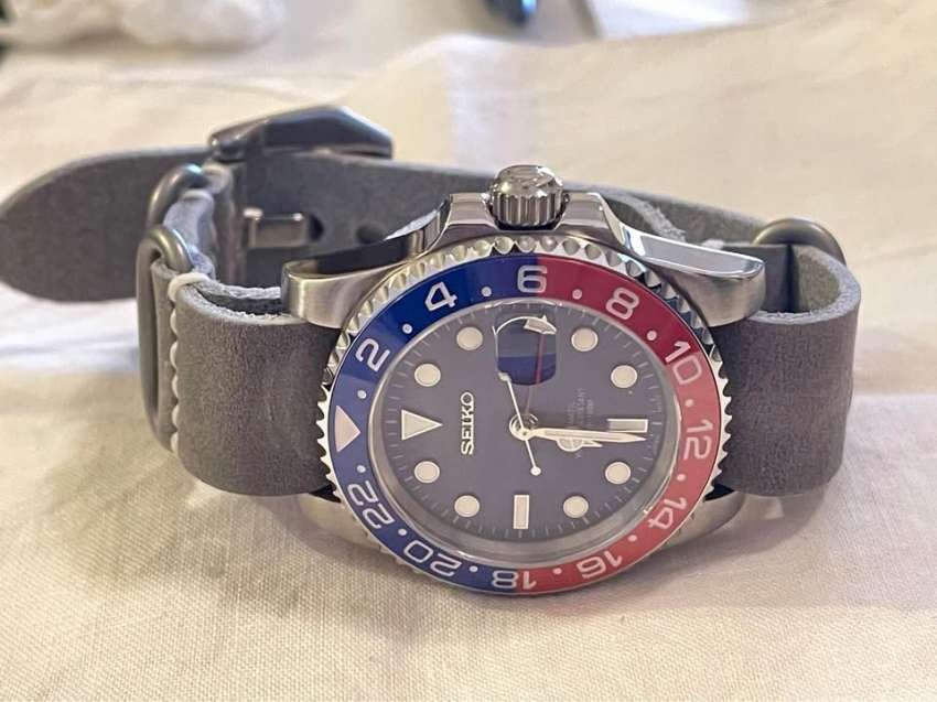 Seiko MOD (Red Blue) GMT