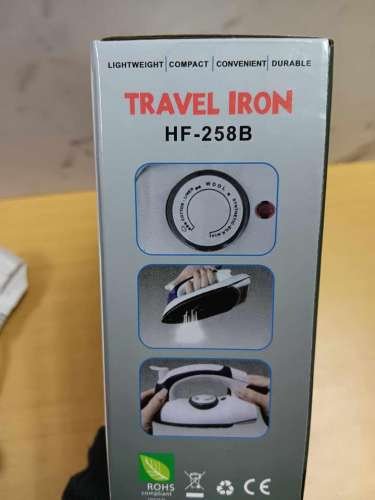 Foldable steam travel iron