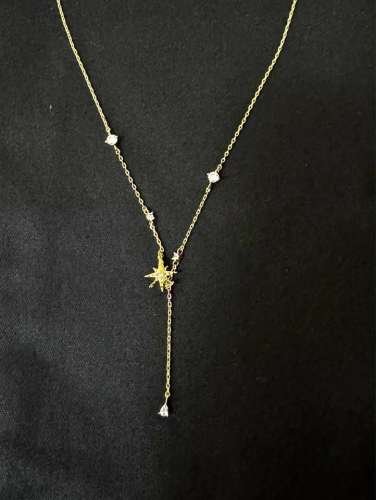 Korea starry necklace