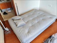 Cloud sofa small sofa bed folding fabric sofa