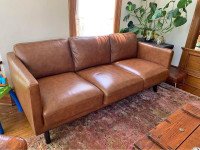 leather sofa