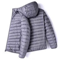 Lightweight Hooded Cotton Jacket for Men