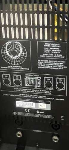 Mackie C300z 12 COMPACT PASSIVE SR MONITOR