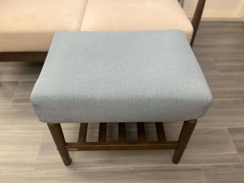 Modern 2Seater Sofa with Ottoman