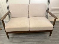 Modern 2Seater Sofa with Ottoman