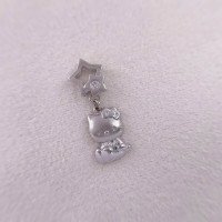  18K white gold diamond 002ct