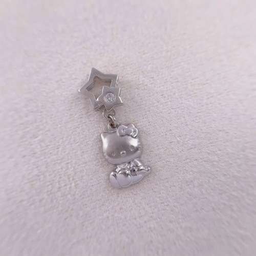  18K white gold diamond 002ct