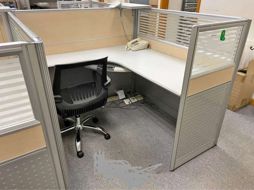 Office desk cubicle set