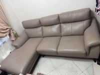 MOVING OUT IN DECEMBER L shaped leather couch