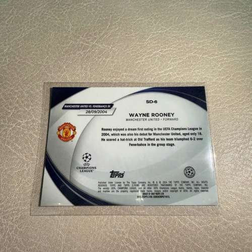 HKD25  Wayne Rooney Football Card