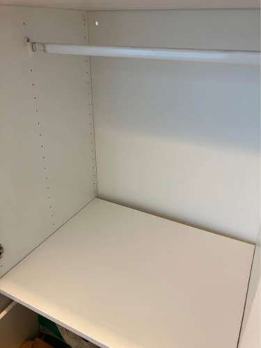 IKEA childs bed frame, mattress, wardrobe set
