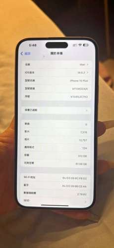 iPhone 15 plus 512gb