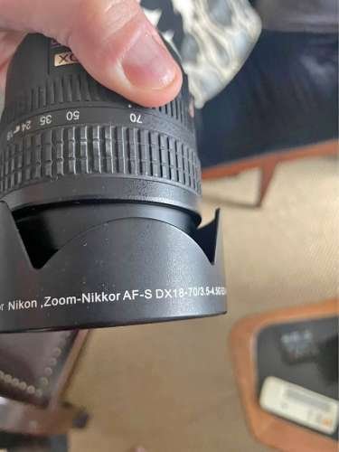 Nikon AFS DX1870mmf3545q ED lens