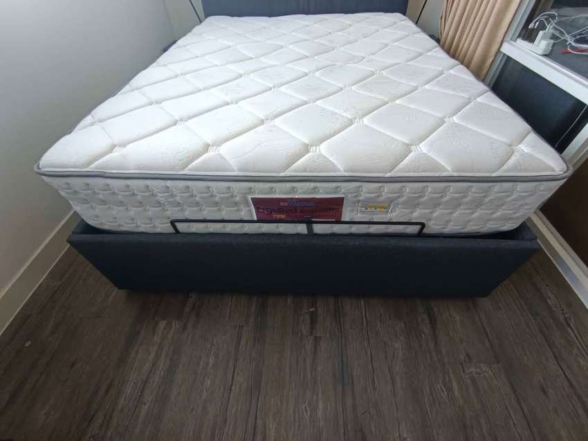 IDANS upholstered ottoman bed