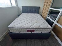 IDANS upholstered ottoman bed