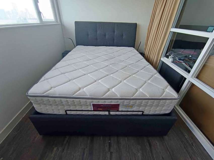 IDANS upholstered ottoman bed