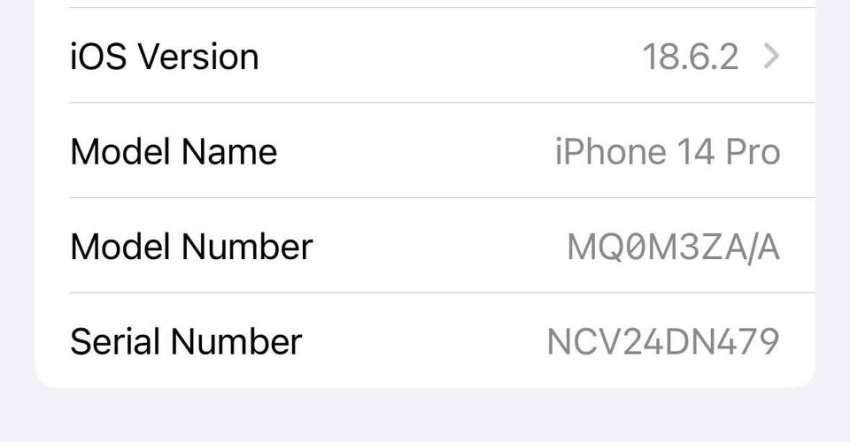 Iphone 256GB Black