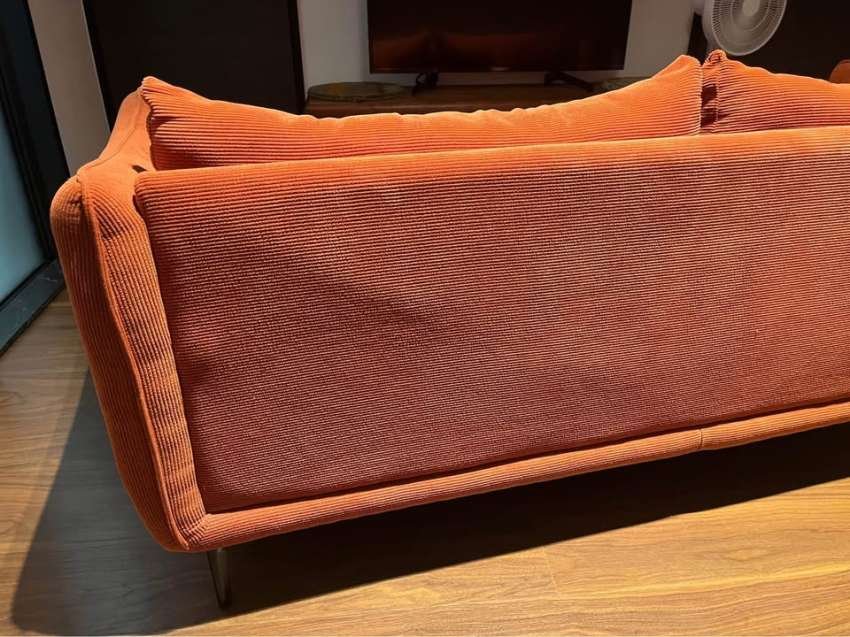 Orange sofa