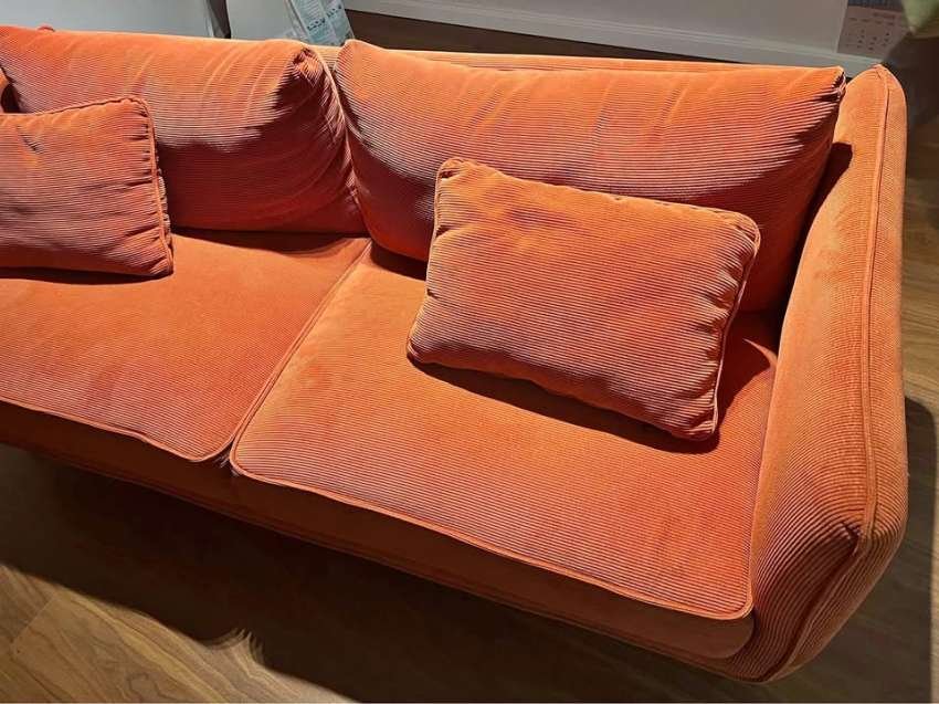 Orange sofa
