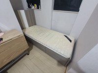 STAPLE Single Bed with 3 Drawers AND MATTRESS