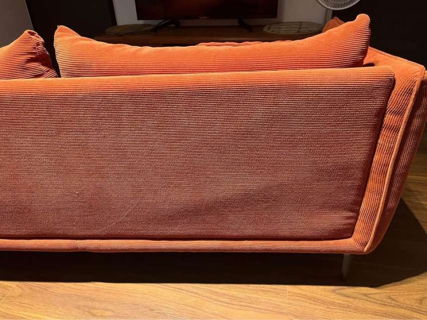 Orange sofa