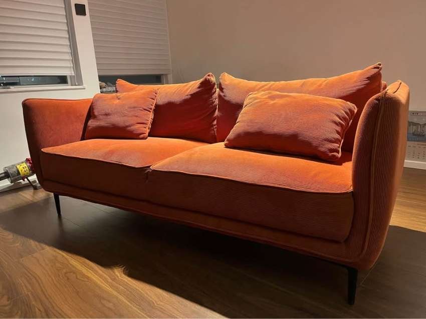 Orange sofa