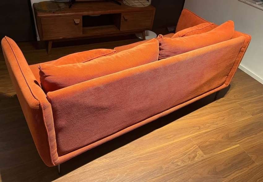 Orange sofa
