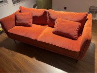 Orange sofa