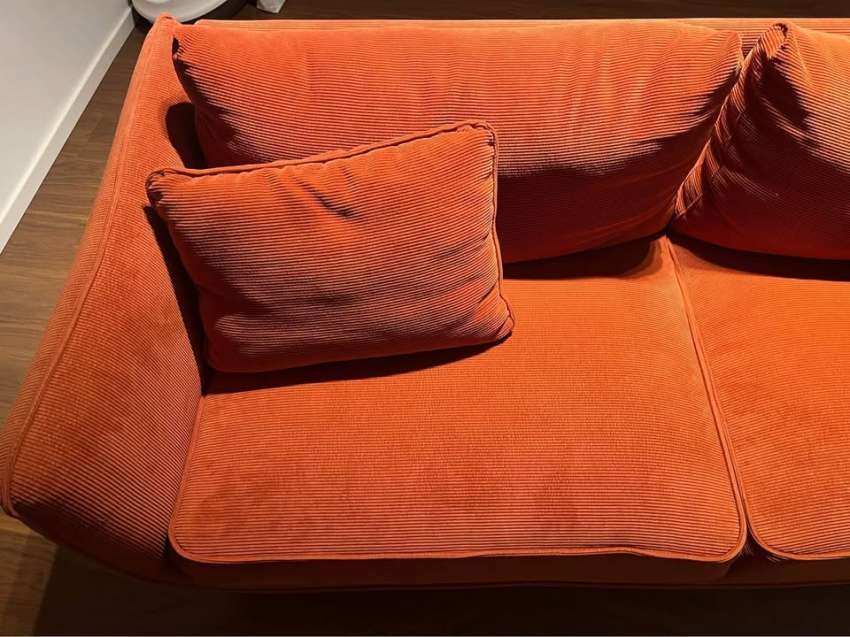 Orange sofa