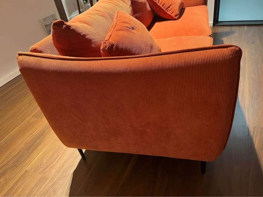 Orange sofa