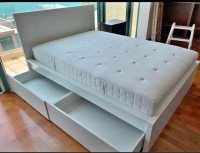 BED, frame 150cm200cm, mattress 130cm190cm