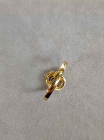 14K Yellow Gold Sapphire with Diamonds Ring