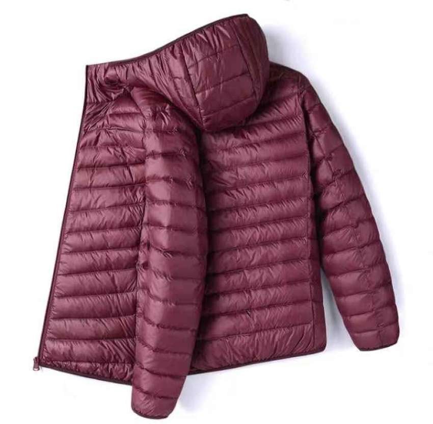 Lightweight Hooded Cotton Jacket for Men