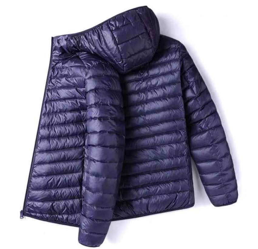 Lightweight Hooded Cotton Jacket for Men