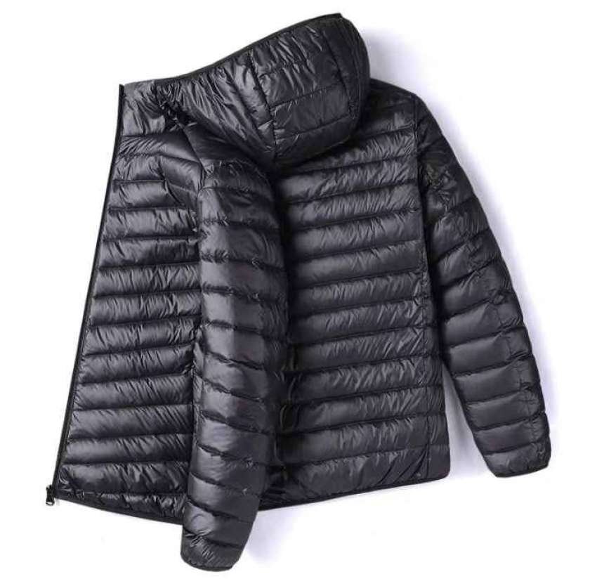 Lightweight Hooded Cotton Jacket for Men