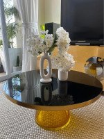 Black Glass Coffee Table