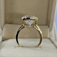 9k 12mm 9k gold 12mm CZ ring