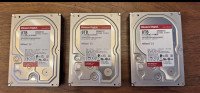 WD 8TB Harddisk x 3pcs