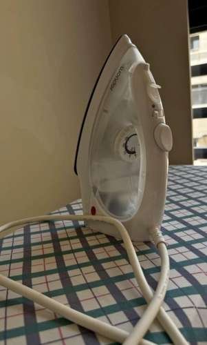 iron and ironing board