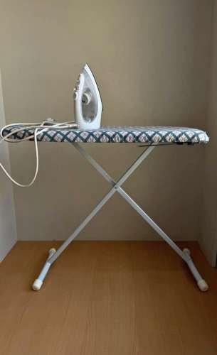 iron and ironing board