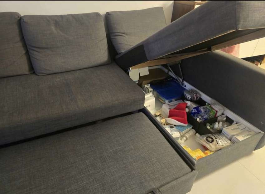 IKEA Sofa bed with storage