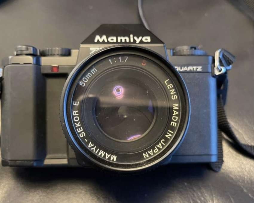 Mamiya Quartz ZM 35mm Film Camera w 50mm f17 MAMIYA SEKOR E lens