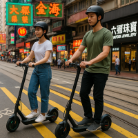 Scooters in Hong Kong