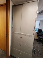 Sliding Door Steel Cabinet x 2pcs