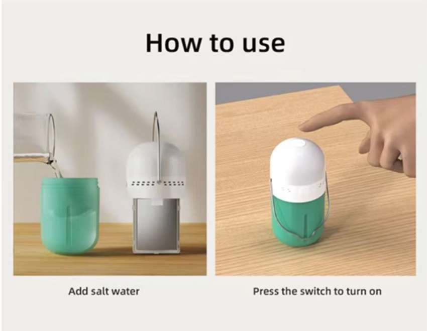 Salt water camping lamp---no batteries required  鹽水露營燈 - 無需電池