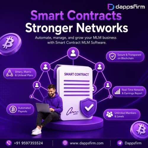Grow your decentralized MLM business with a Smart Contract MLM Script from Dapps